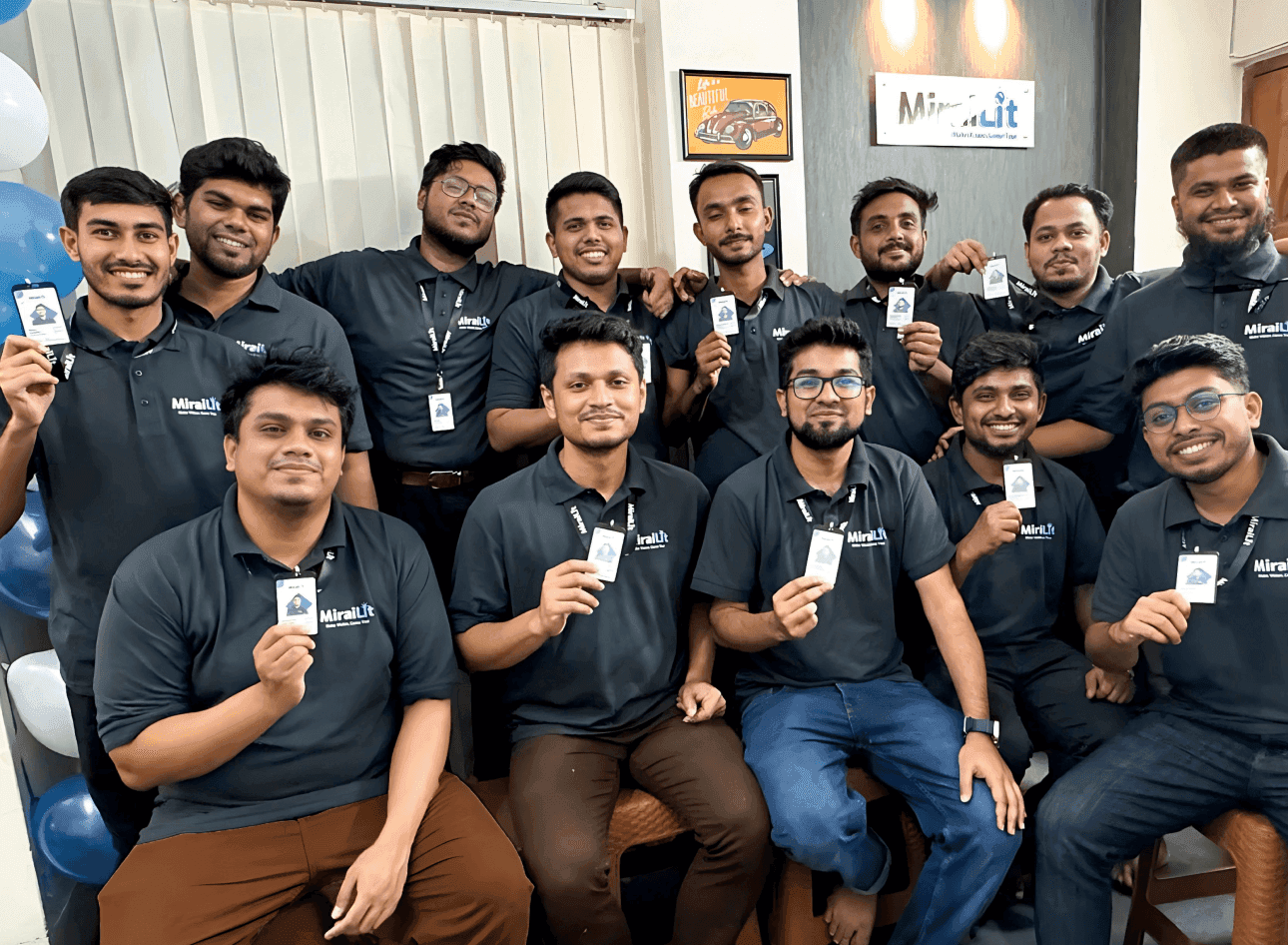 The Mirailit team together